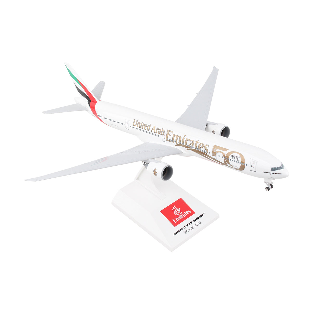 Emirates Boeing 777-300ER 50th 1:200 Model