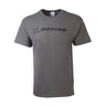 Product image of the t-shirt in a charcoal color with black Boeing logo across the chest.