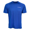 Full product image of the shirt in royal color.  White Boeing logo printed on left chest.