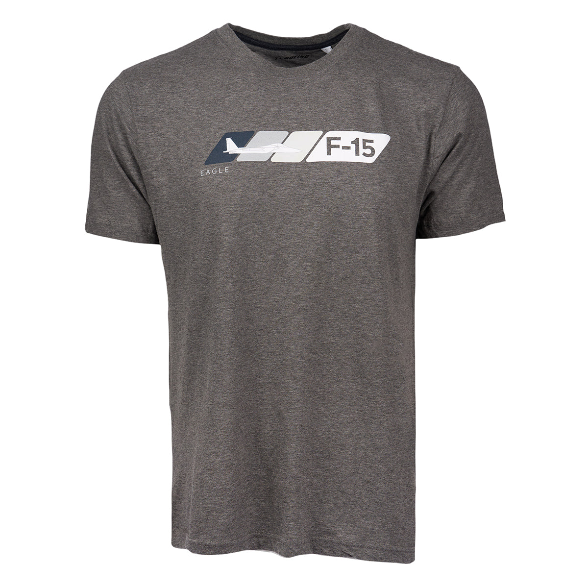 Full product image of the t-shirt with the F-15 Velocity graphic across the chest.