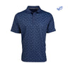 Callaway Boeing Men’s Ventilated Chevron Print Polo