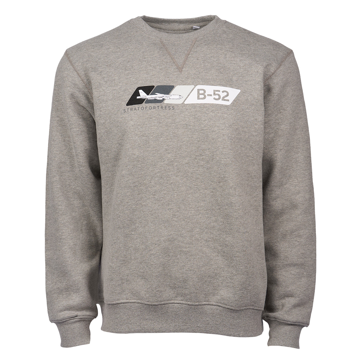 Full product image of the sweatshirt with the B-52 Velocity graphic across the chest.