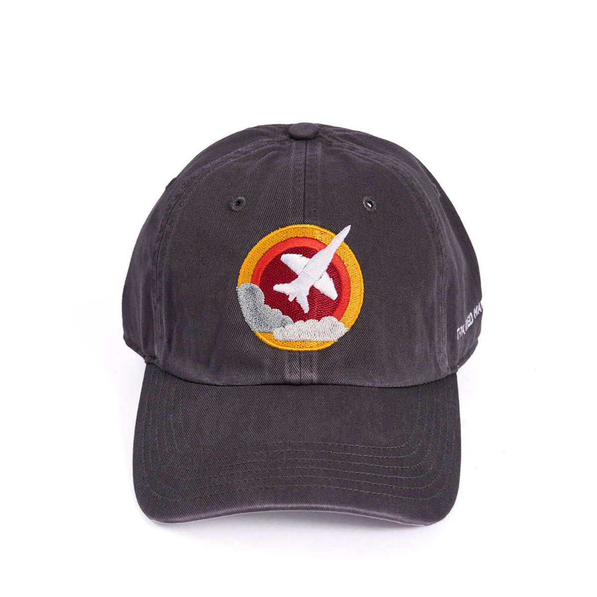 Skyward hat, featuring the iconic Boeing T-7A Red Hawk embroidered in a roundel design on the front.