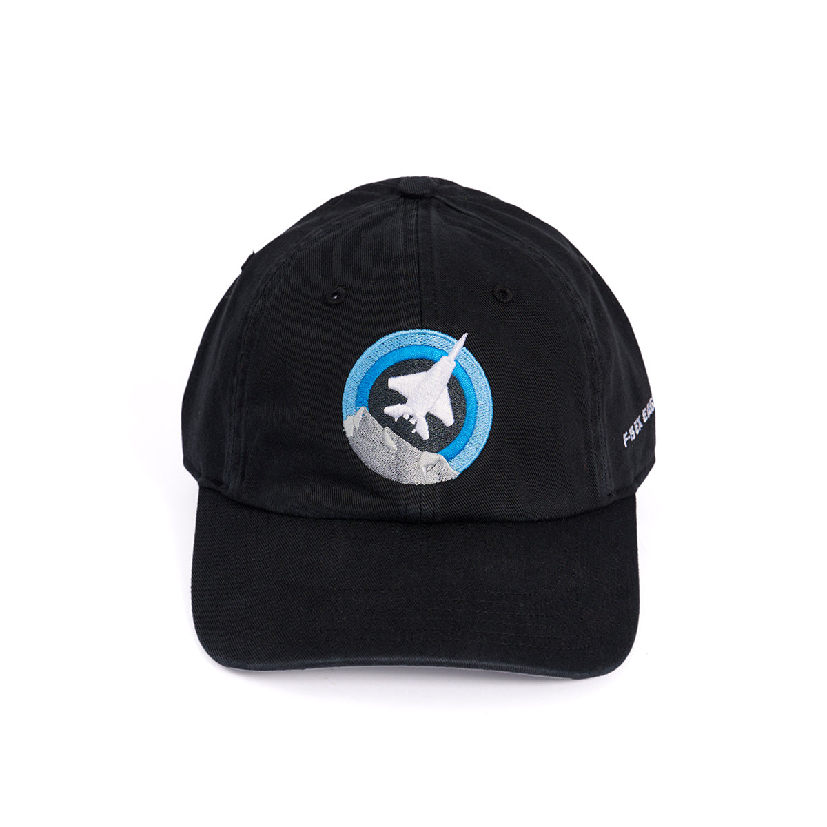 Skyward hat, featuring the iconic Boeing F-15EX Eagle embroidered in a roundel design on the front.