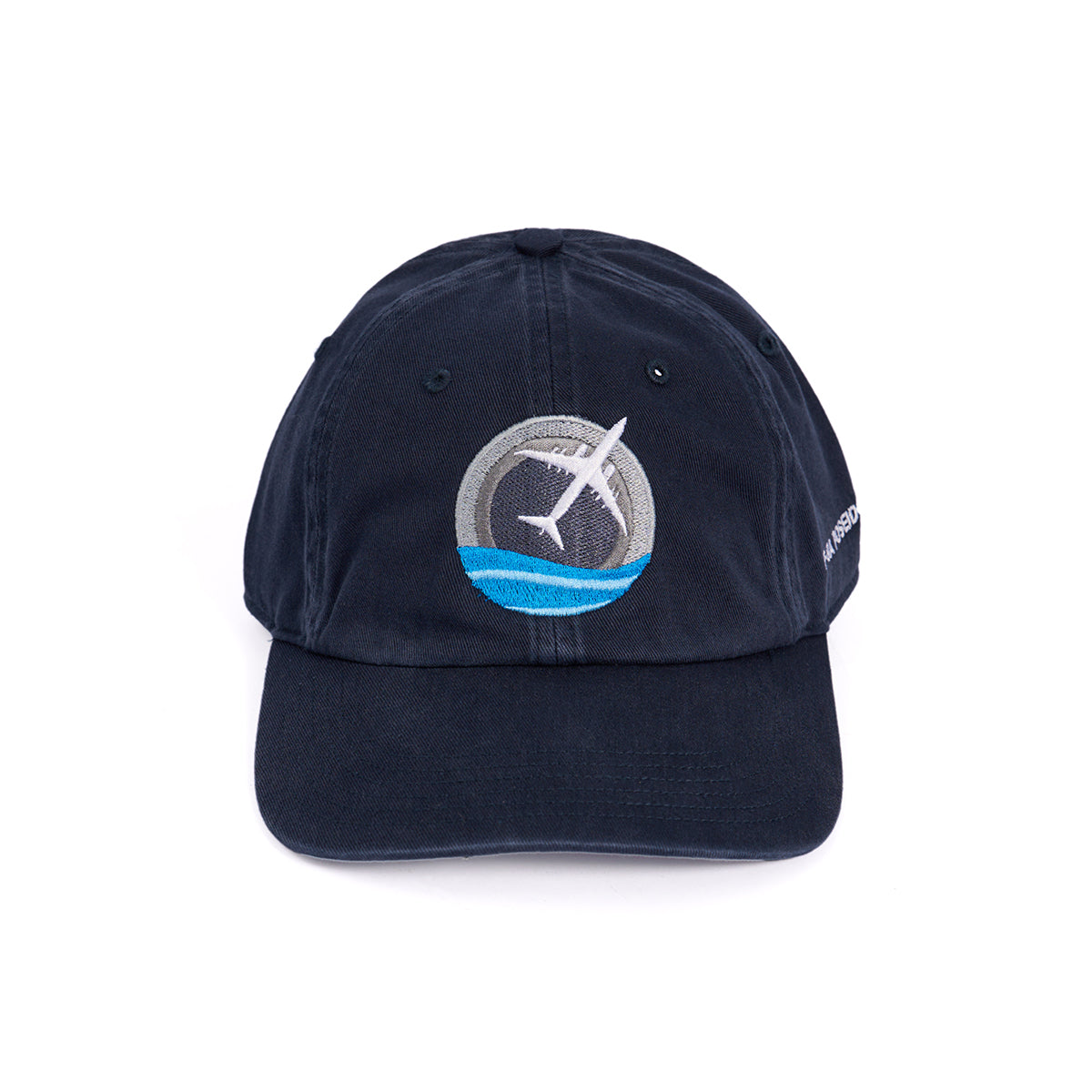Skyward hat, featuring the iconic Boeing P-8 Poseidon embroidered in a roundel design on the front.