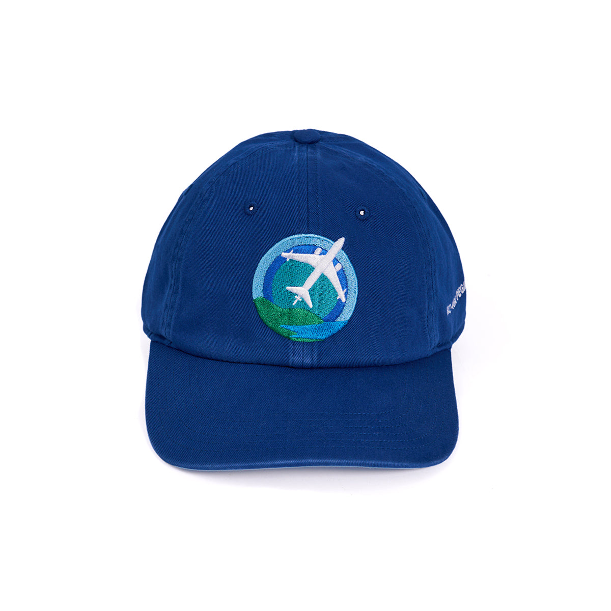 Skyward hat, featuring the iconic Boeing KC-46 Pegasus embroidered in a roundel design on the front.