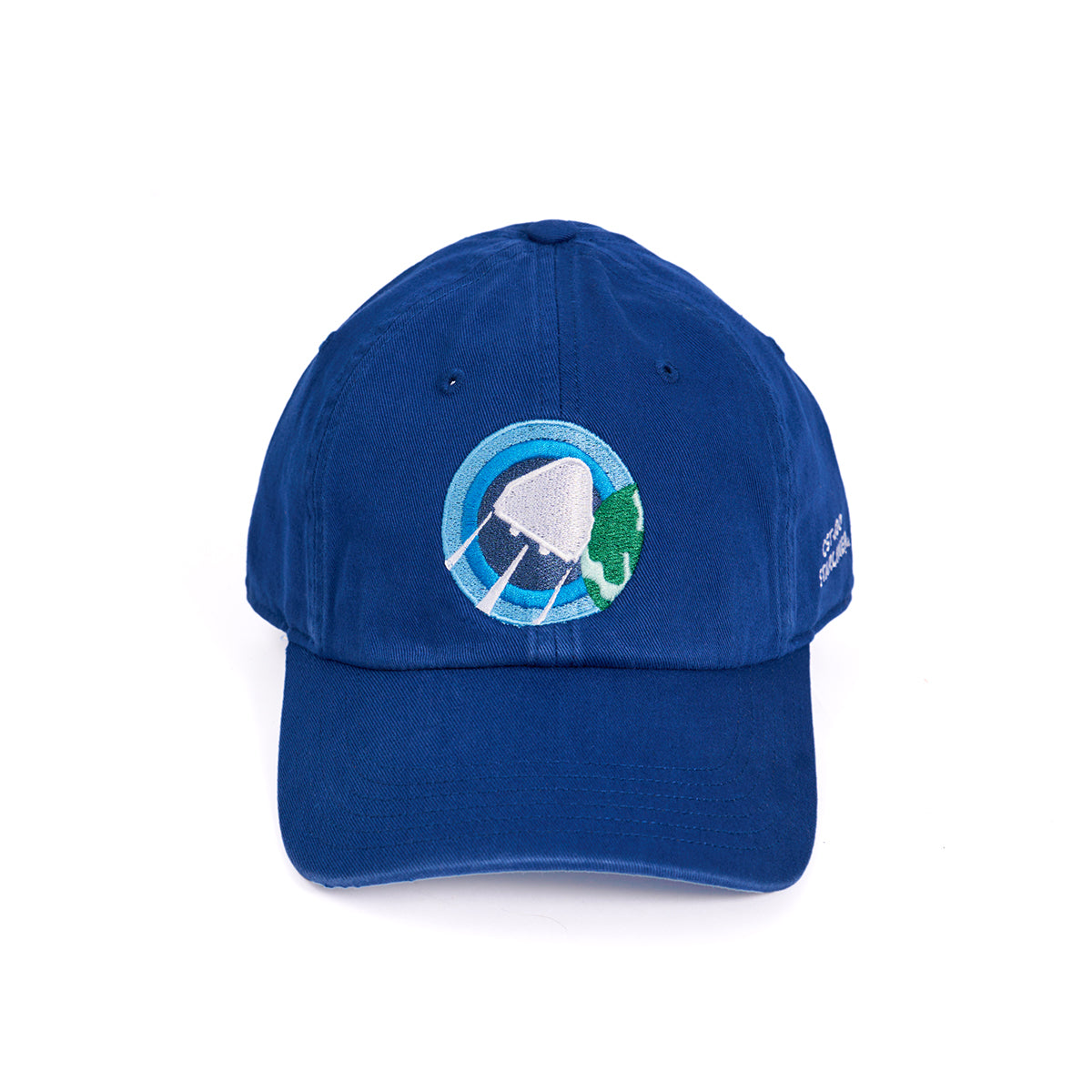 Skyward hat, featuring the iconic Boeing CST-100 Starliner embroidered in a roundel design on the front.