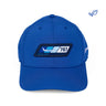 Product image of the hat in royal with the 787 Dreamliner Velocity graphic patch on the center. 