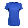 Full product image of the tee in royal color. White Boeing logo on left chest. Under Armour logo on lower left hip area.