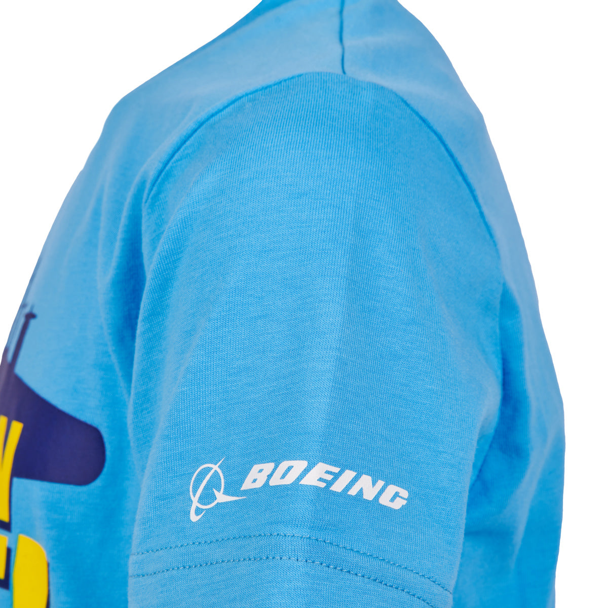 Boeing logo printed on left sleeve.