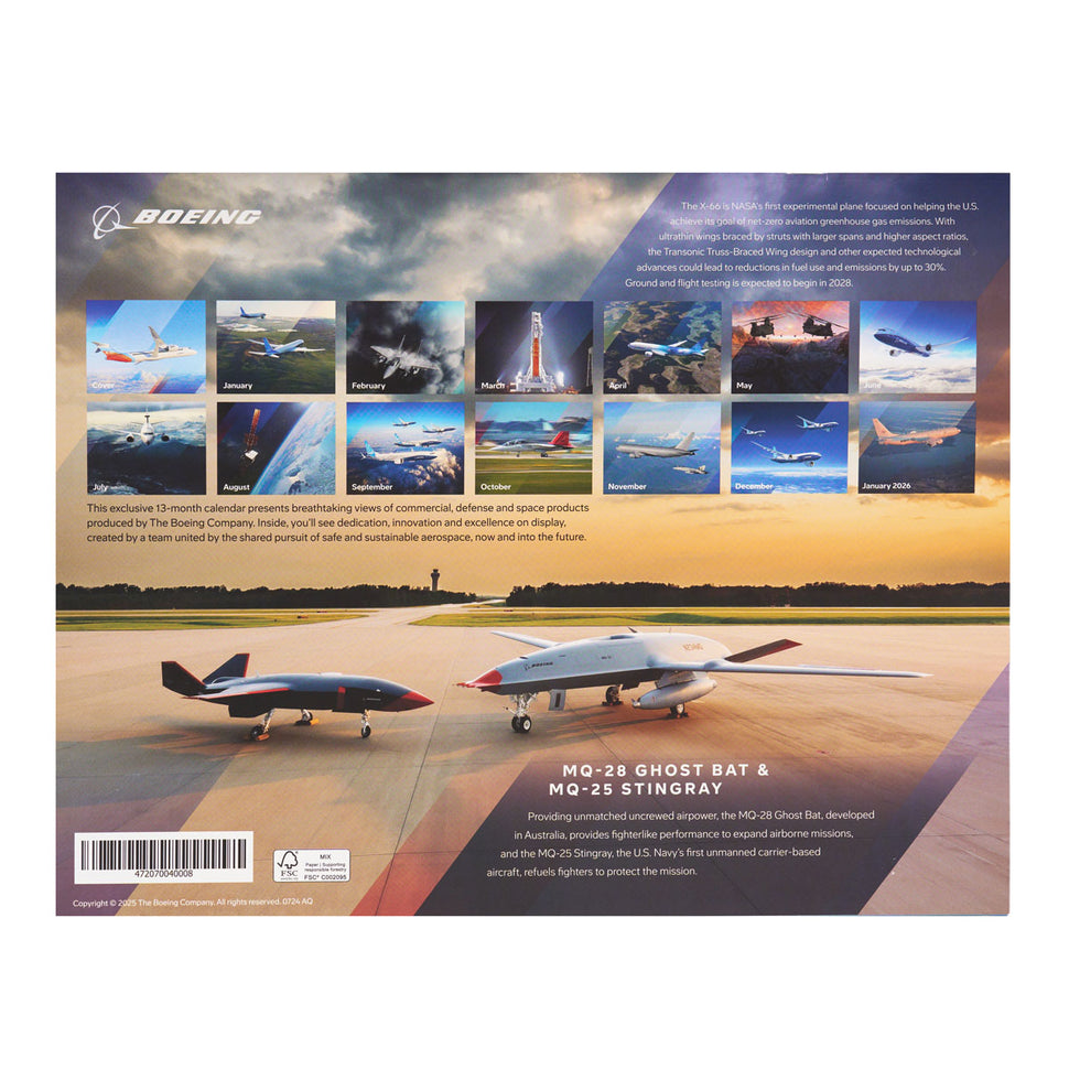 Boeing 2025 Calendar The Boeing Store