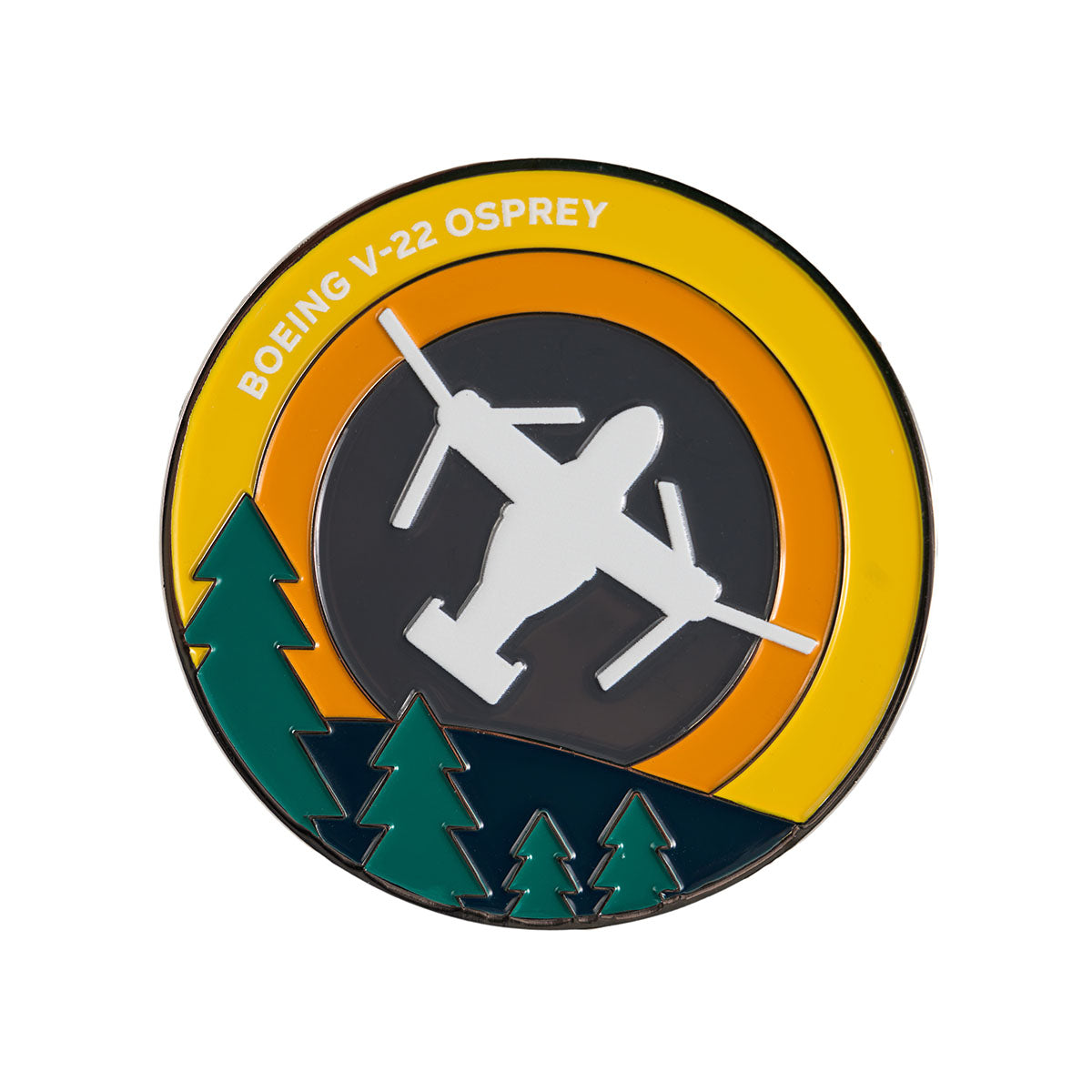 Boeing V-22 Osprey enamel Skyward design on front