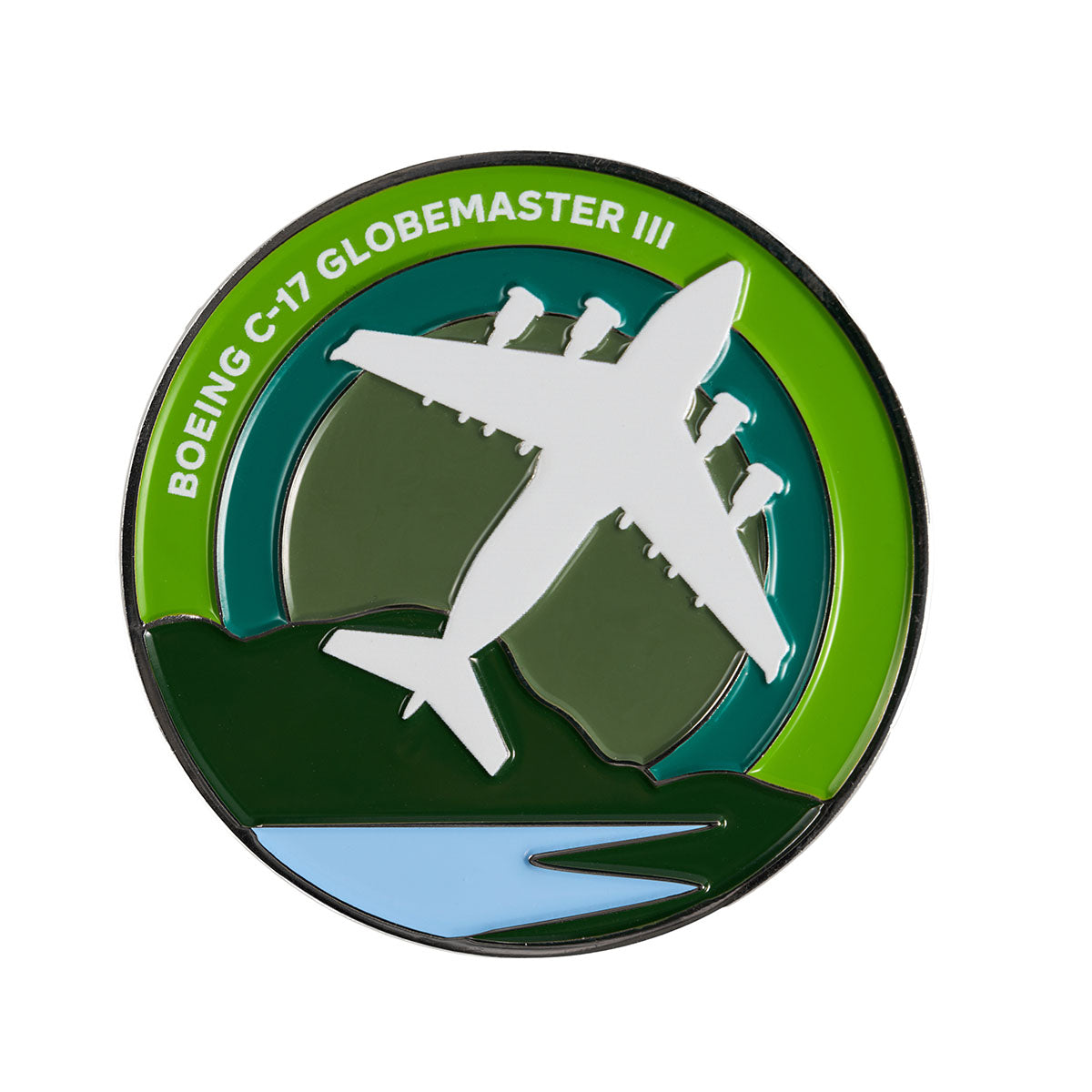 Boeing C-17 Globemaster enamel Skyward design on front