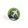 Skyward lapel pin, featuring the iconic Boeing C-17 Globemaster in an enamel roundel design.