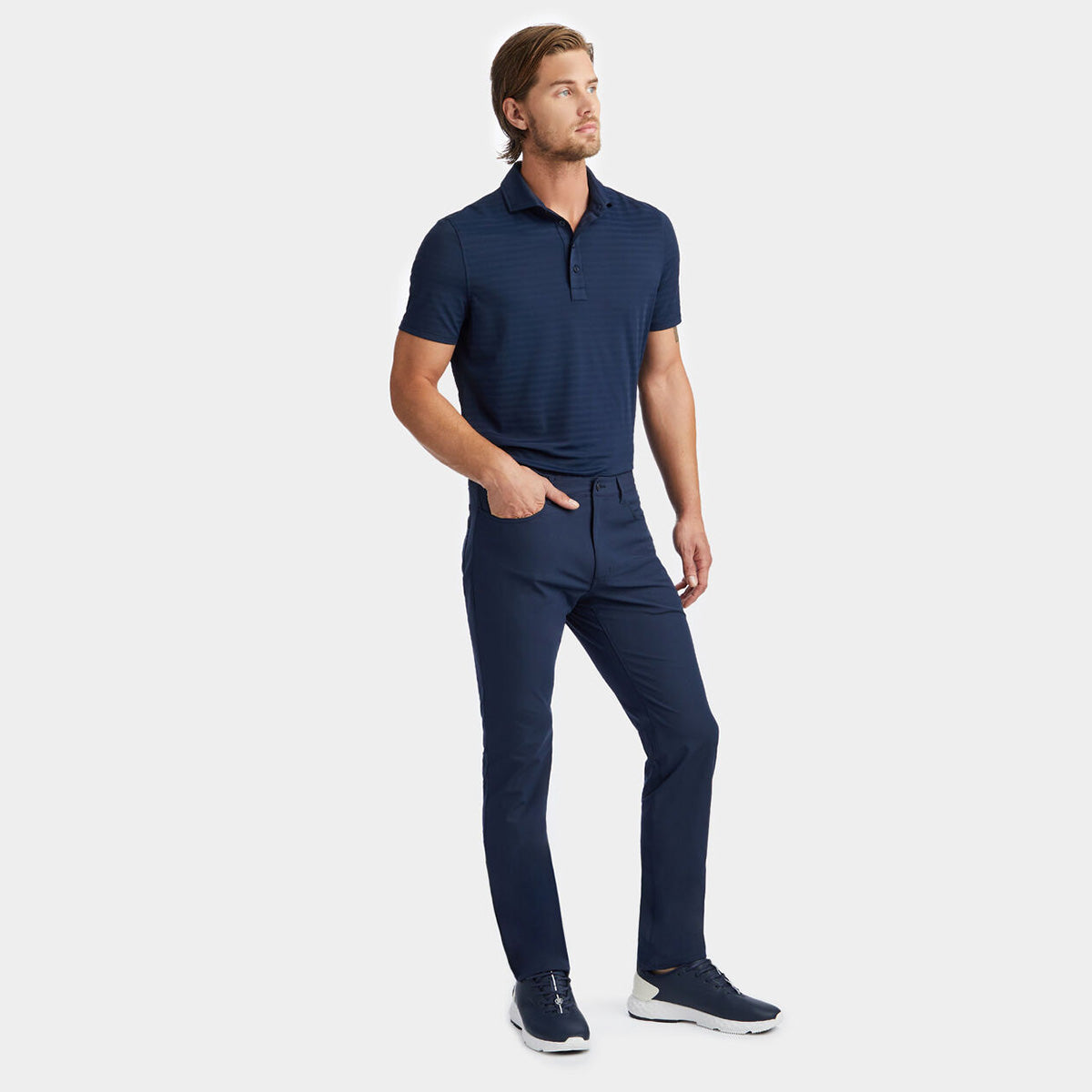 Full body lifestyle image of the product featured on male model