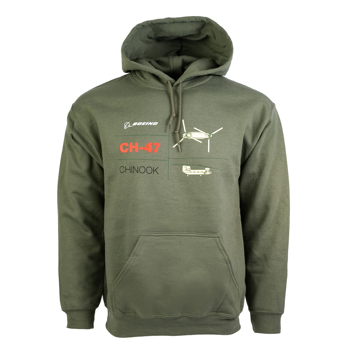 Boeing CH-47 Chinook Tech Line Unisex Hoodie