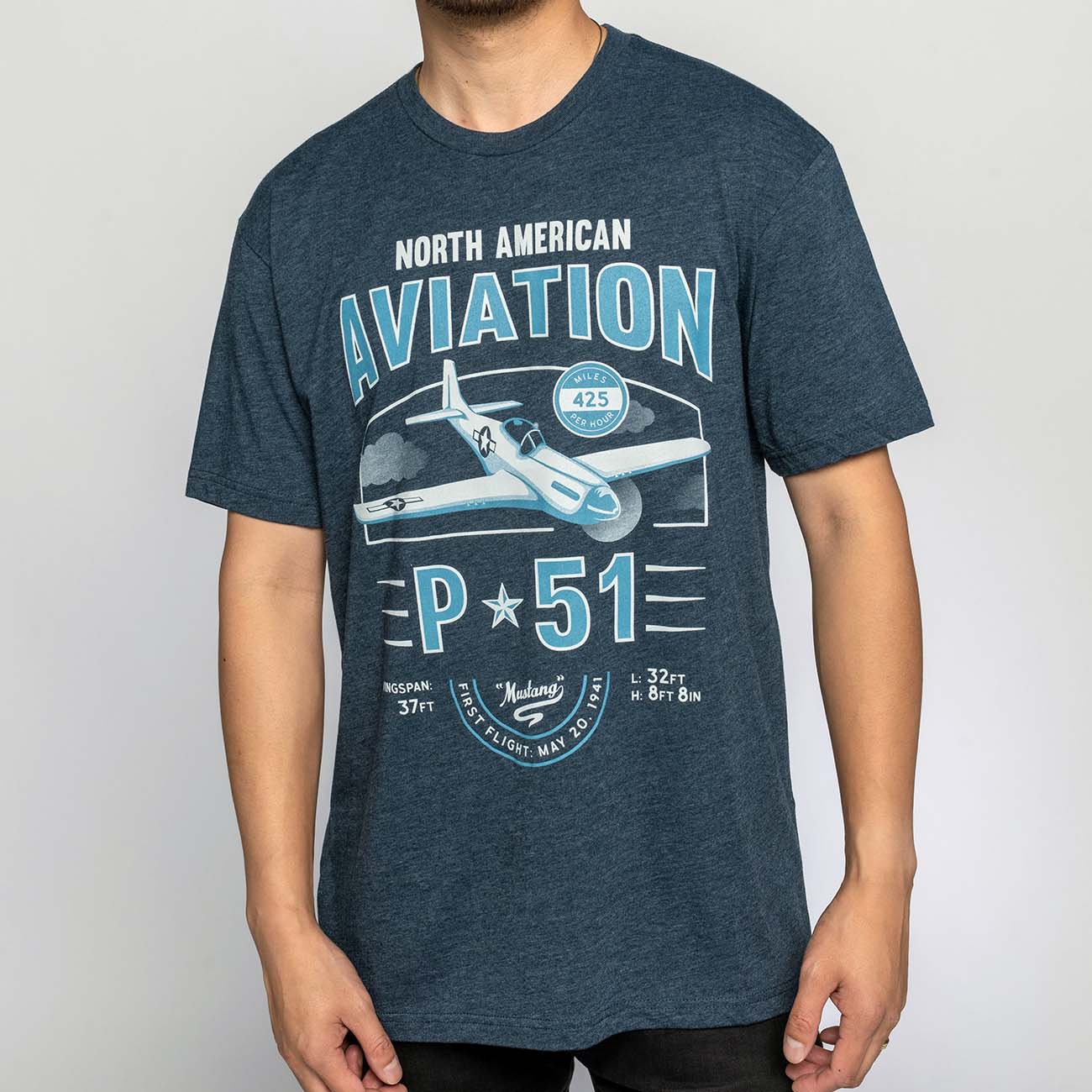 Boeing P-51 Heritage T-Shirt (2921891168378)