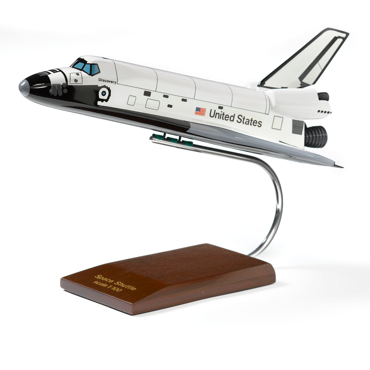 NASA Orbiter Space Shuttle Wood 1:100 Model (2883814228090)