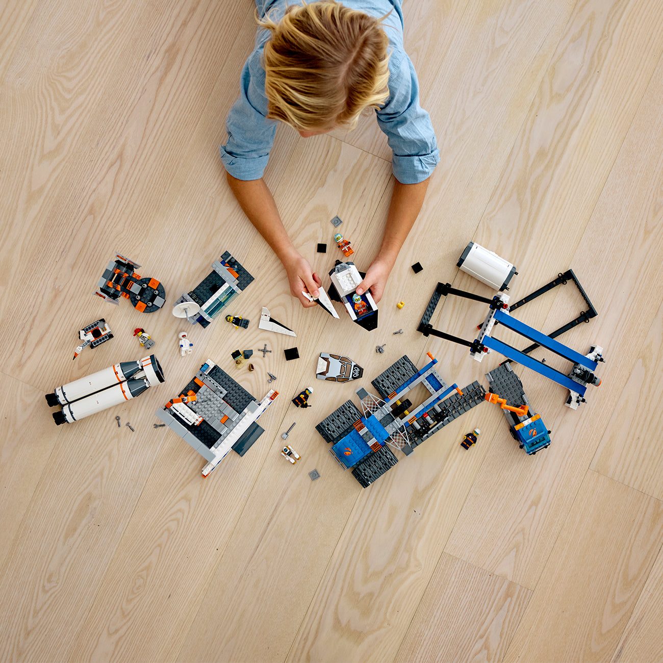 LEGO Rocket Assembly Transport The Boeing Store