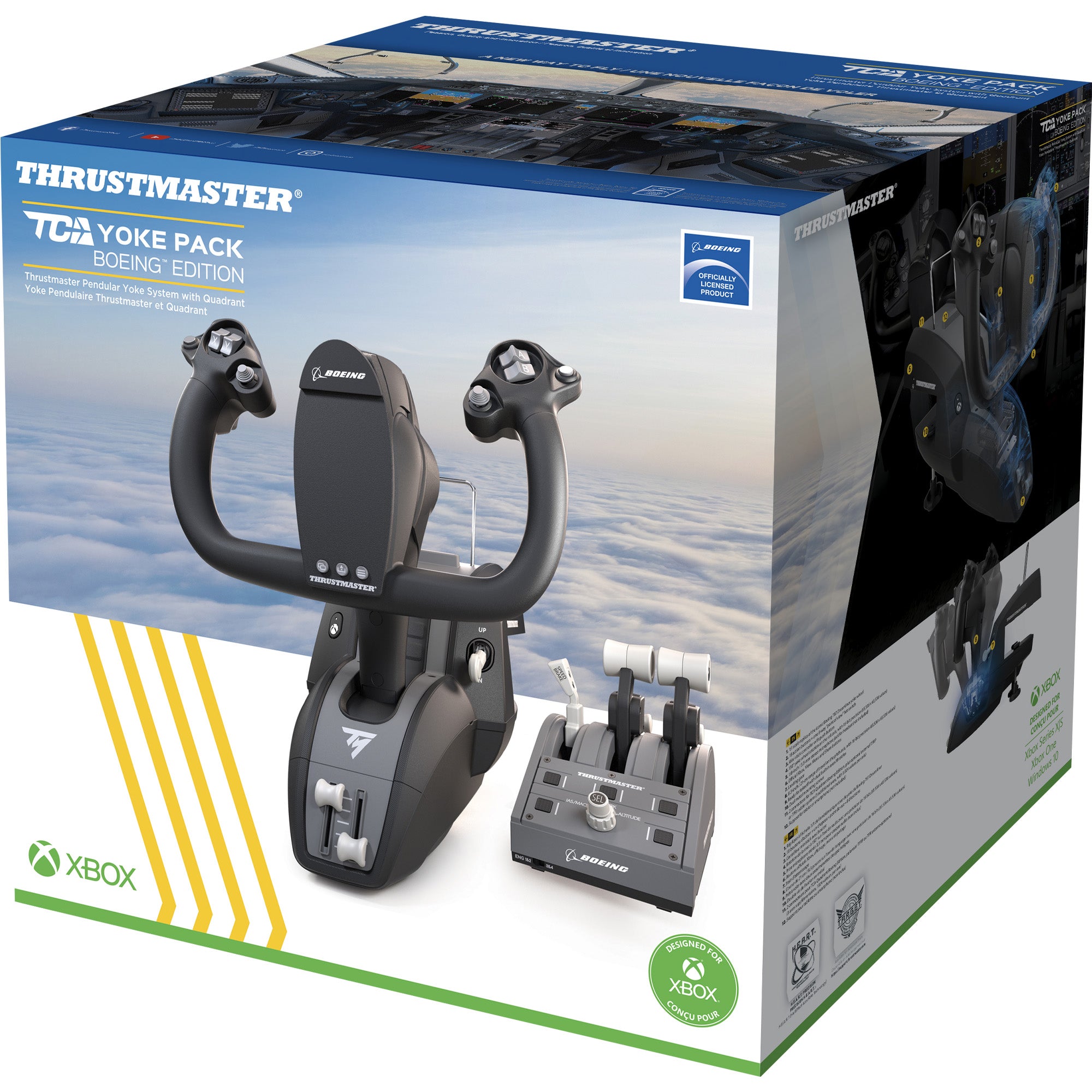 Thrustmaster Yoke Pack Boeing Edition Box
