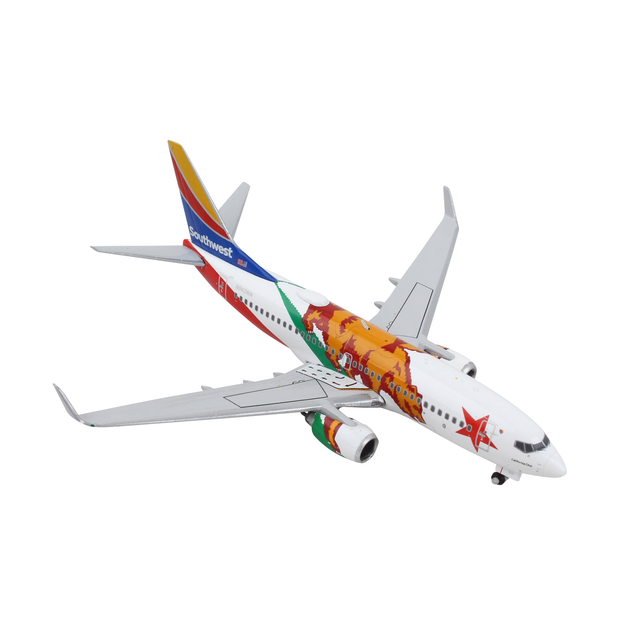 Southwest Airlines Boeing 737-700 California 1:400 Model