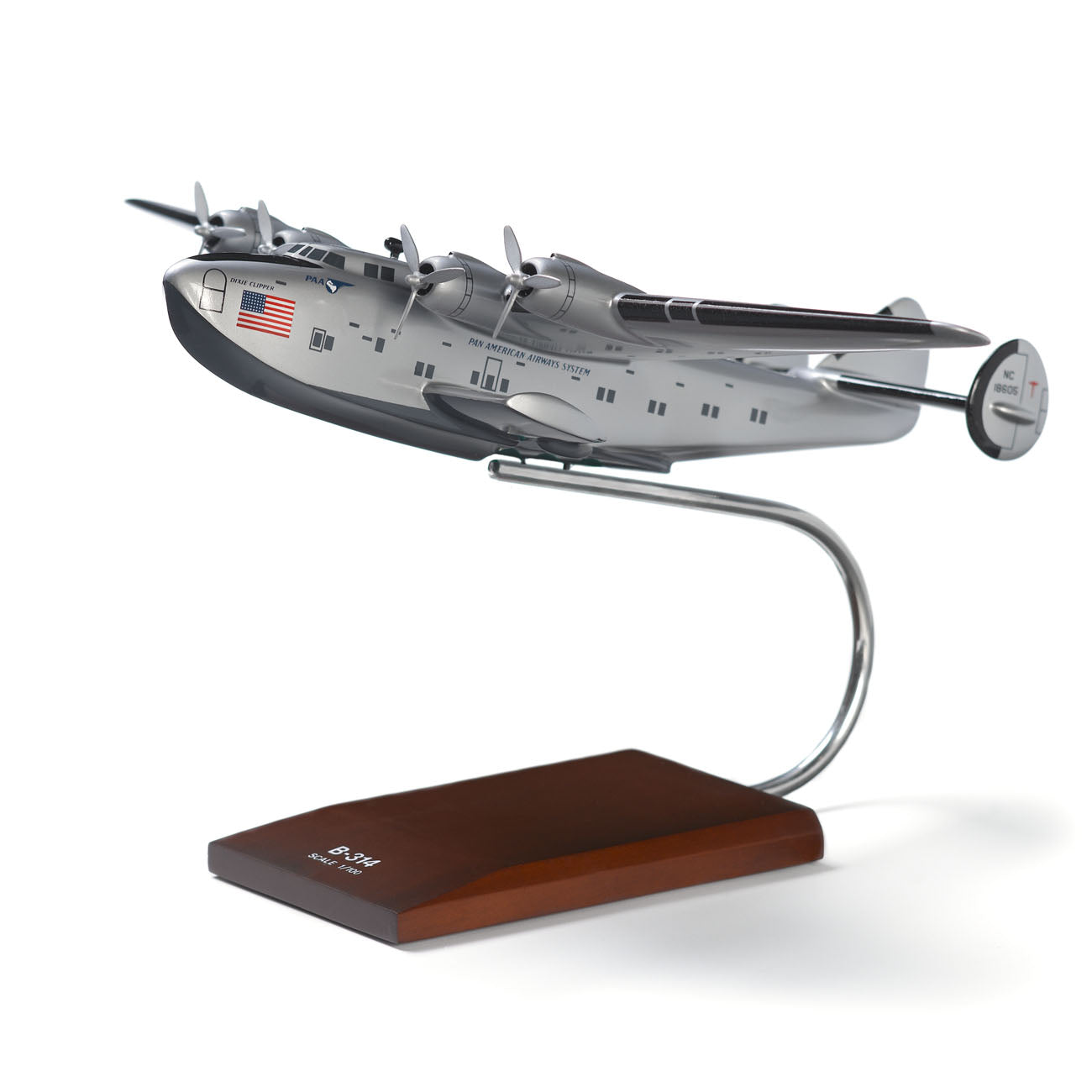 Boeing B-314 Clipper Wood 1:100 Model (6403275270)